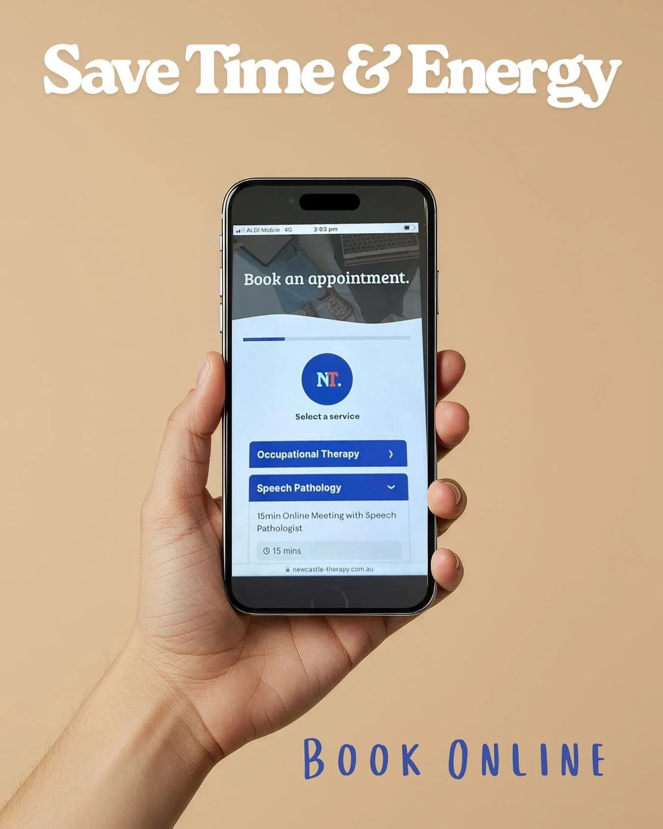 At Newcastle Therapy, we&rsquo;re all about making things smoother and more accessible for you. That&rsquo;s why we&rsquo;re thrilled to highlight our online booking tool 📲

No more back-and-forth emails or phone tag! With our easy-to-use tool on ou