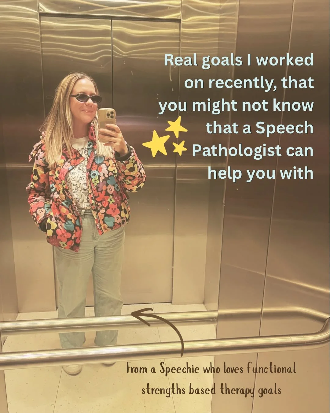 Real goals that Bront&euml; has worked on recently, that you might not know a Speech Pathologist can help you with 💖