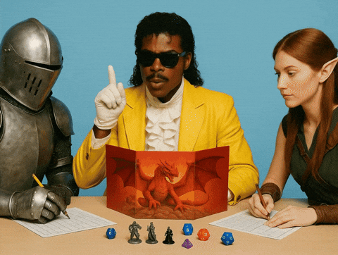 Playing Dungeons Dragons GIF by Jukebox Saints.gif