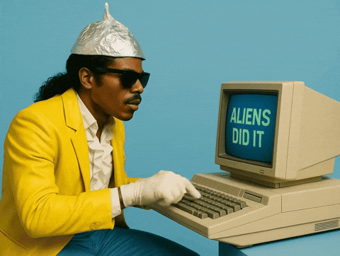 Conspiracy Theory Computer GIF by Jukebox Saints.gif