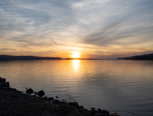 Mississippi River Sunset (100547-0103)