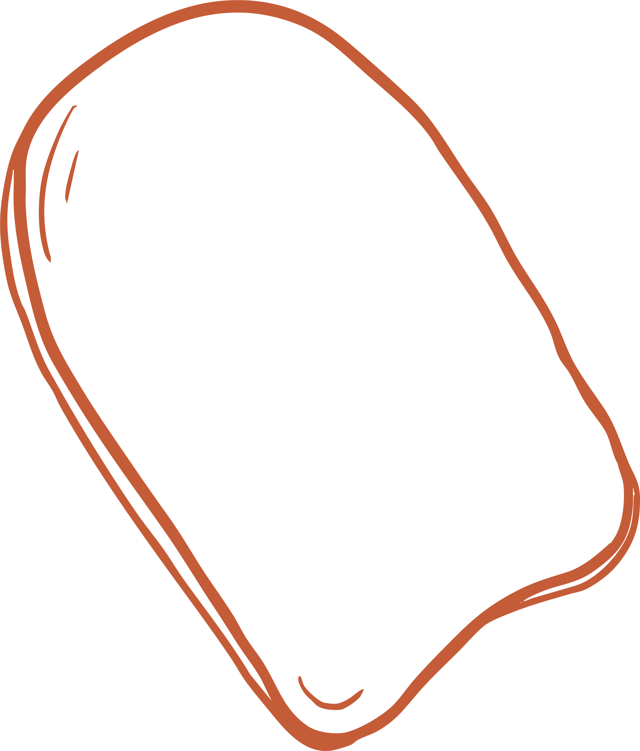 Line drawing of swim board for survival swim lessons