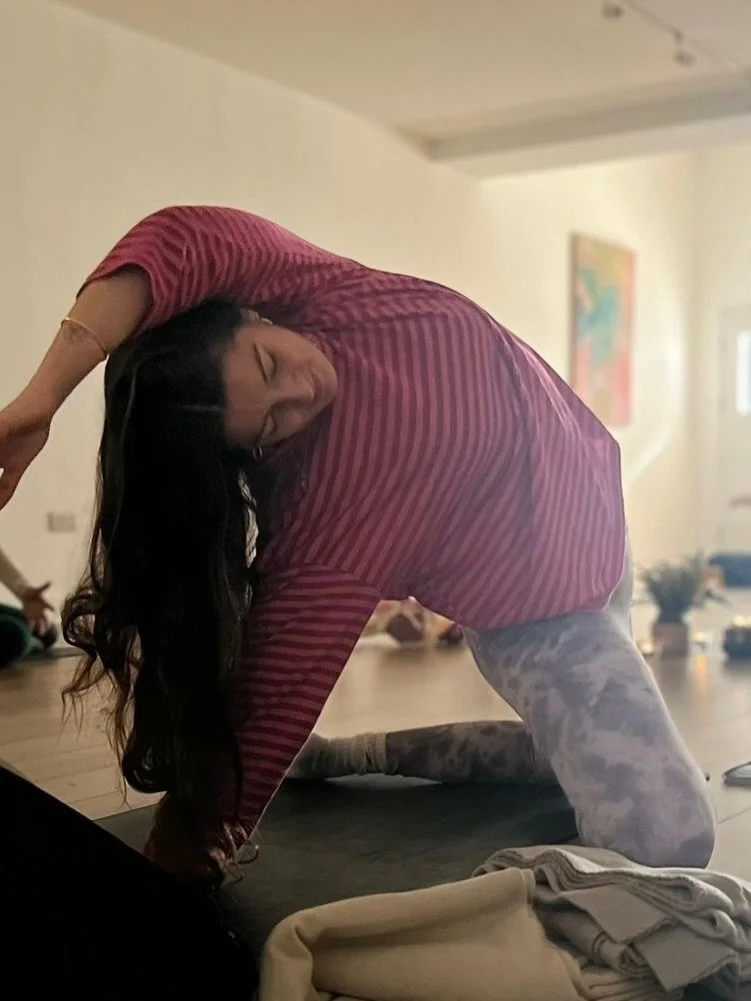 A few gorgeous moments from our Embody &amp; Empower Postnatal YTT last month 🌀

Supporting mothers in the postnatal period is more important than ever. It is one of the most significant transitions a person can move through, yet it&rsquo;s often wh