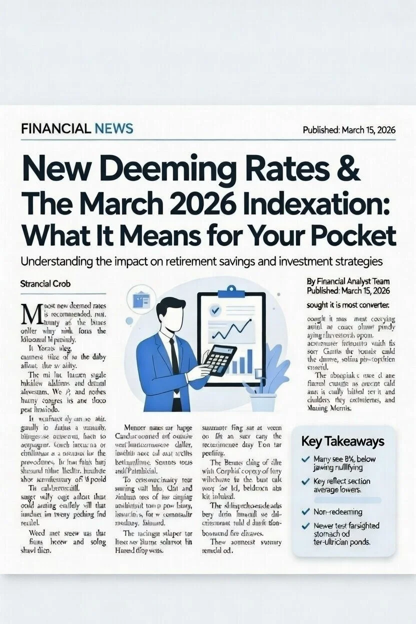 New Deeming Rates &amp; The March 2026 Indexation: What It Means for Your Pocket