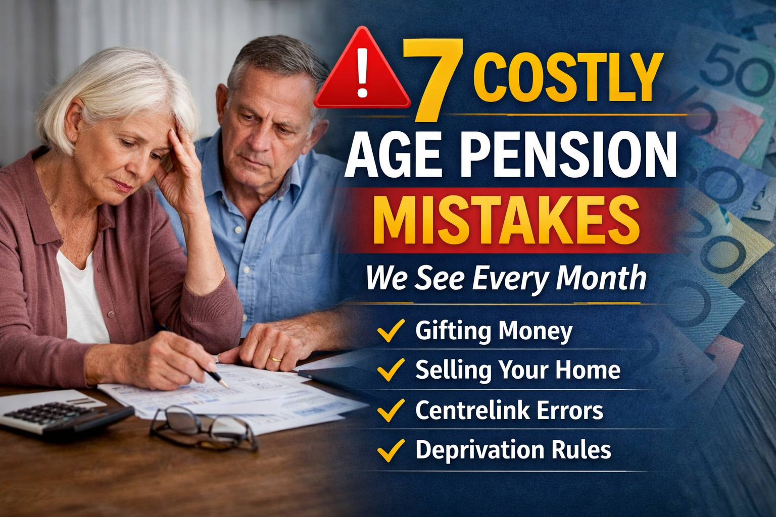 7 Costly Age Pension Mistakes We See Every Month