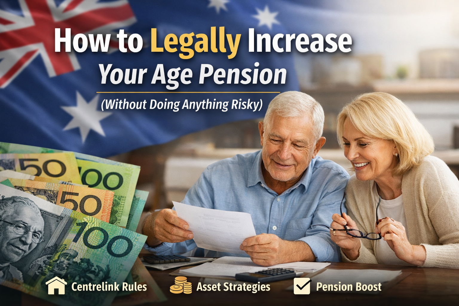 How to Legally Increase Your Age Pension (Without Doing Anything Risky)