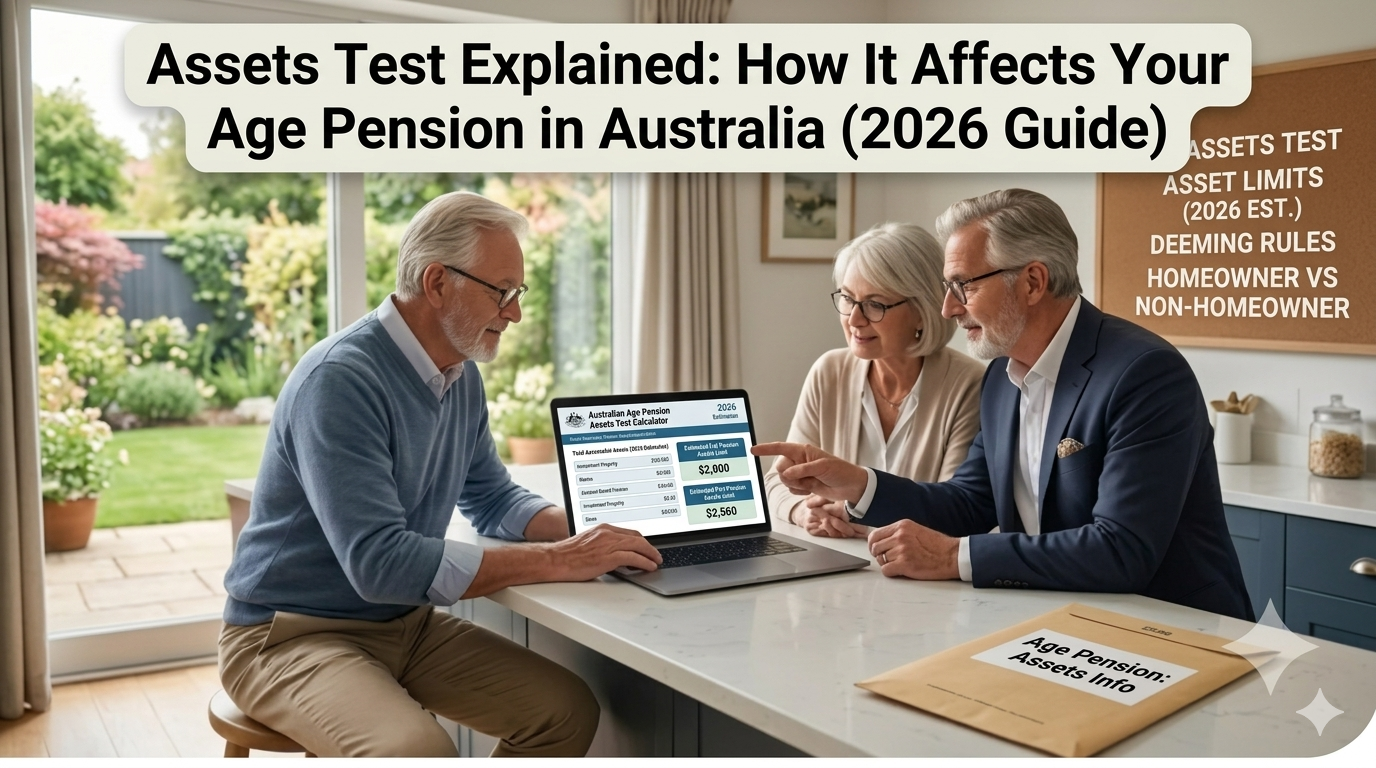 Assets Test Explained: How It Affects Your Age Pension in Australia (2026 Guide)