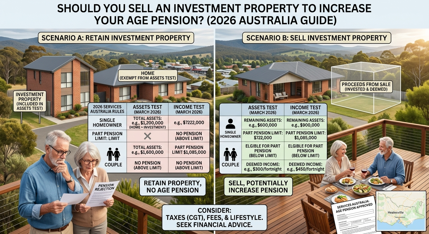 Should You Sell an Investment Property to Increase Your Age Pension? (2026 Australia Guide)