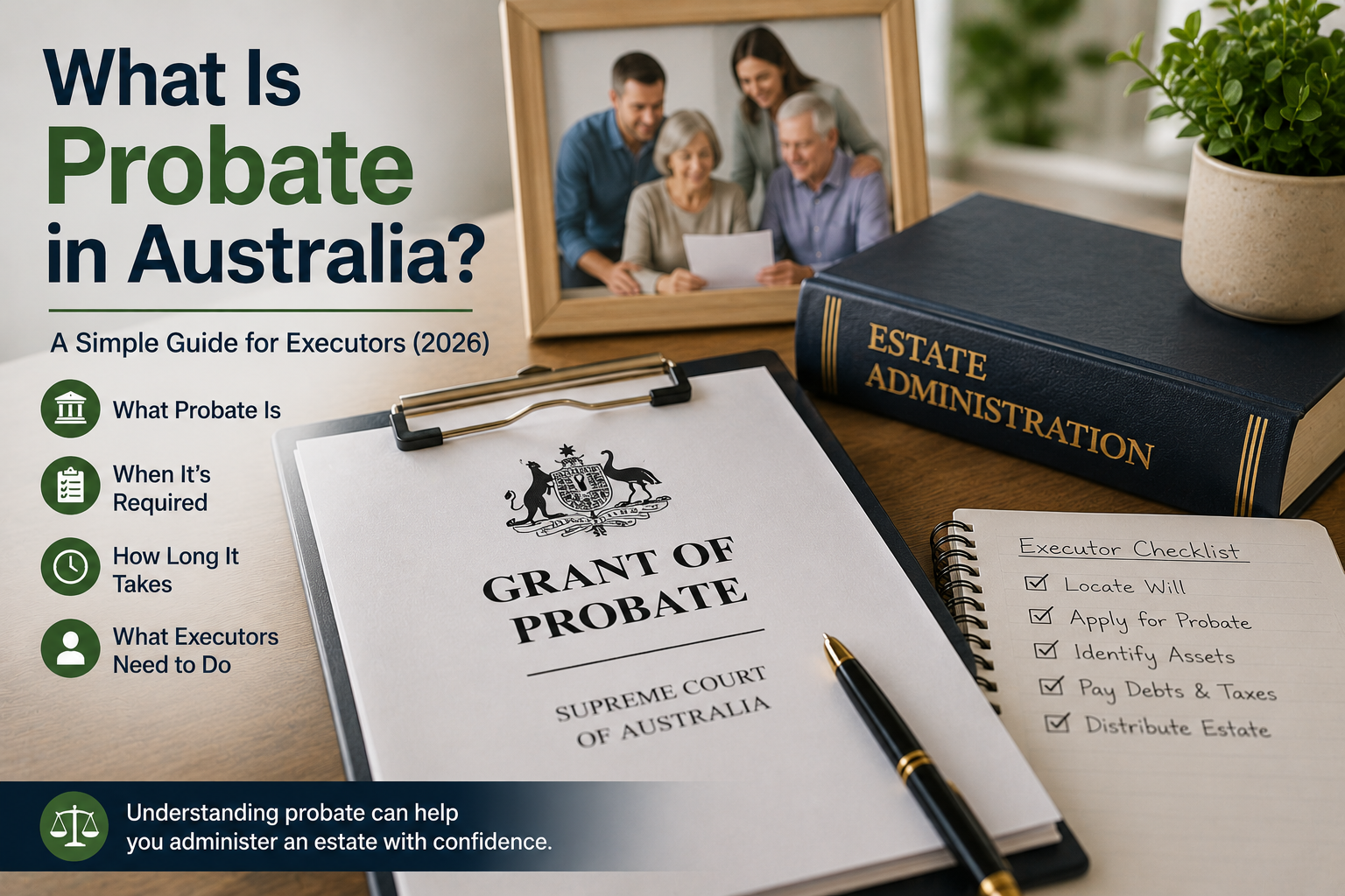 What Is Probate in Australia? A Simple Guide for Executors (2026)