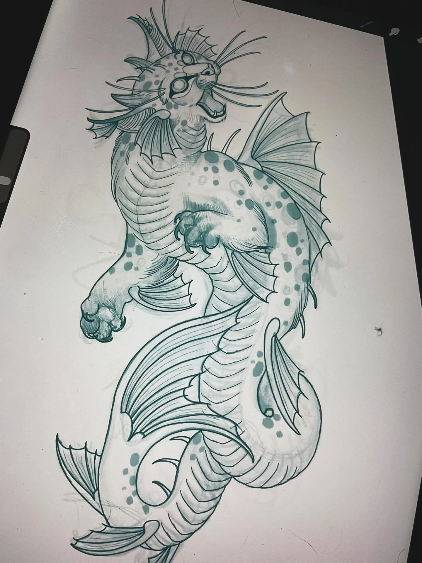 Puuurmaid up for grabs at @1853tattoo What&rsquo;s next a cocktopus?

#neotraditionaltattoo #oamarutattoo #sealife