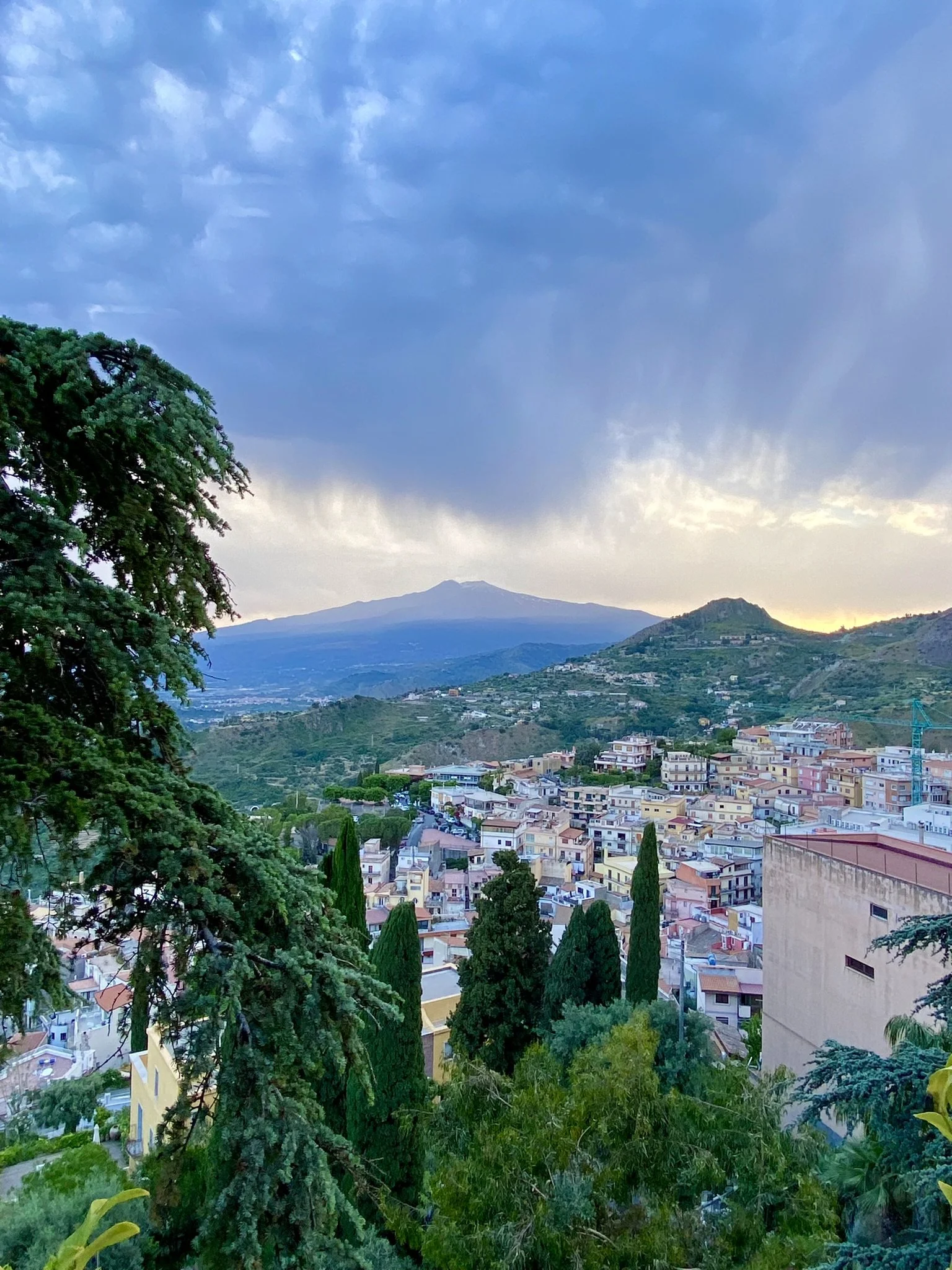 Taormina, Sicily, Mount Etna