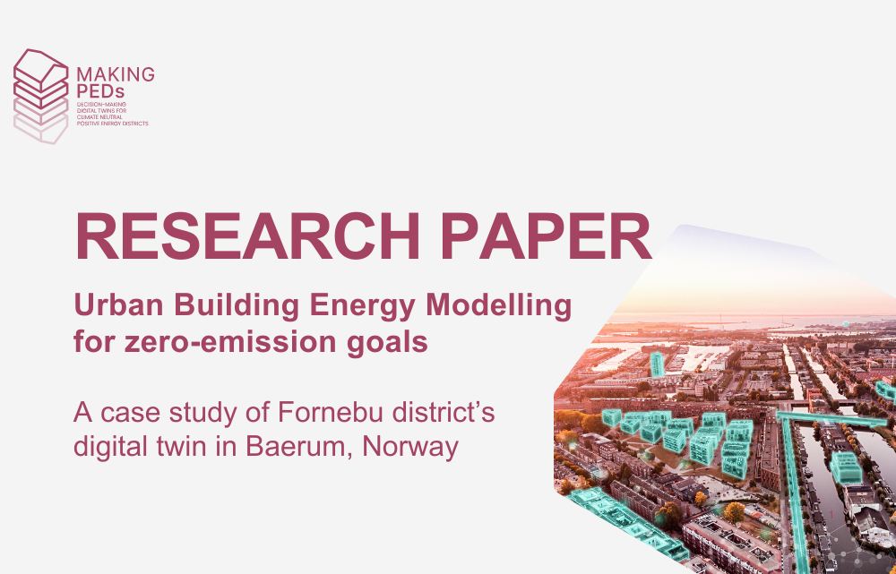 Urban Building Energy Modelling for zero-emission goals