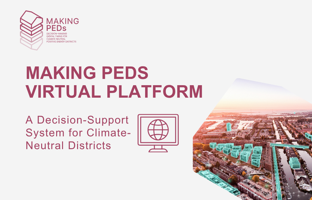 Making PEDs Virtual Platform: A Decision-Support System for Climate-Neutral Districts