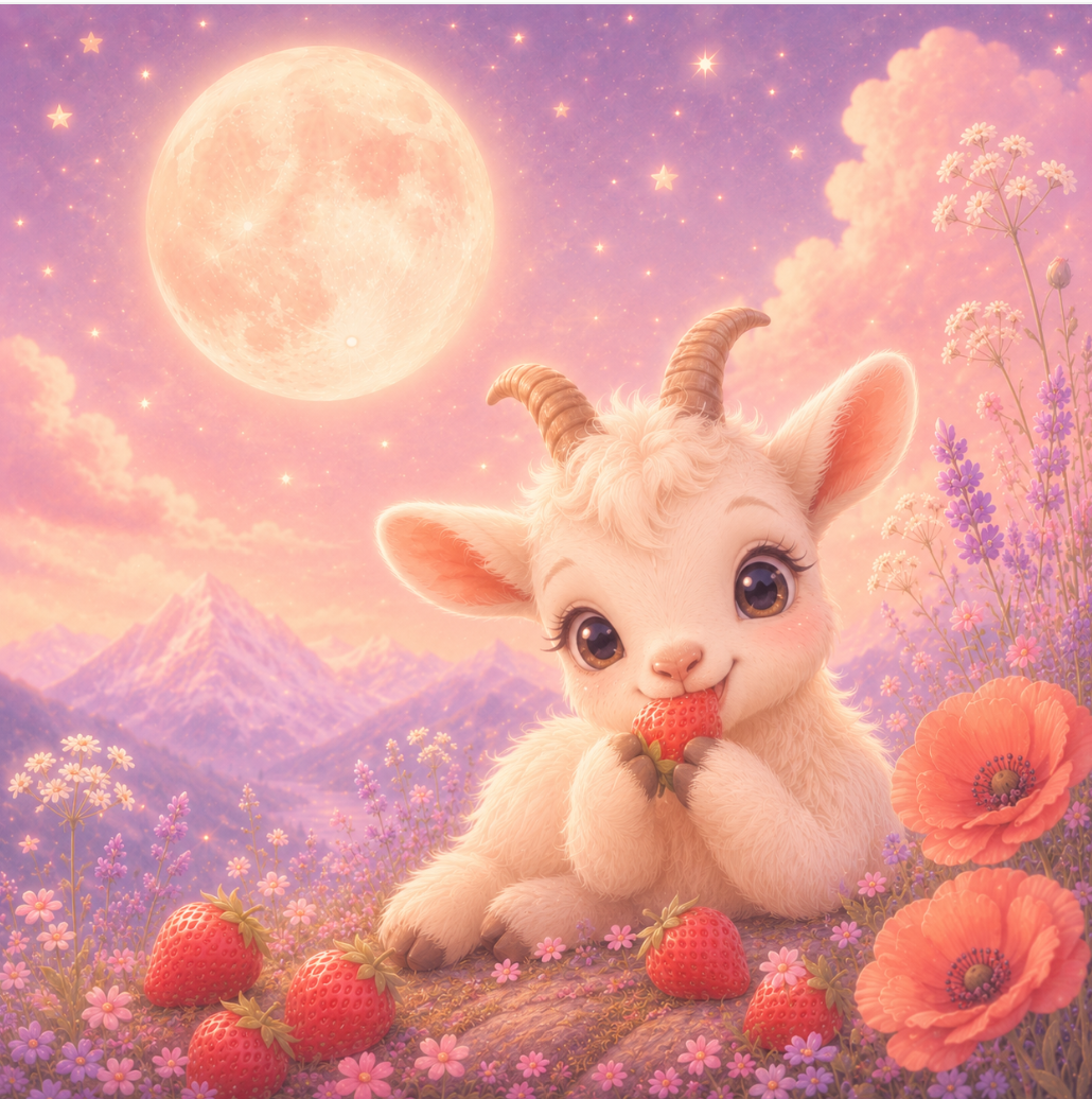 Strawberry Moon in Capricorn 2026