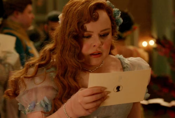 Lady whistledown journaling reading letter