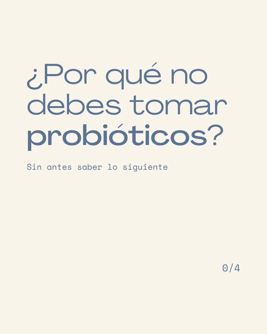&iquest;Sab&iacute;as que los probi&oacute;ticos 🦠 pueden tener diferentes efectos en tu cuerpo dependiendo de la cepa que tomes? No todas las cepas son iguales, y elegir la correcta puede marcar una gran diferencia. Si tienes problemas digestivos ?