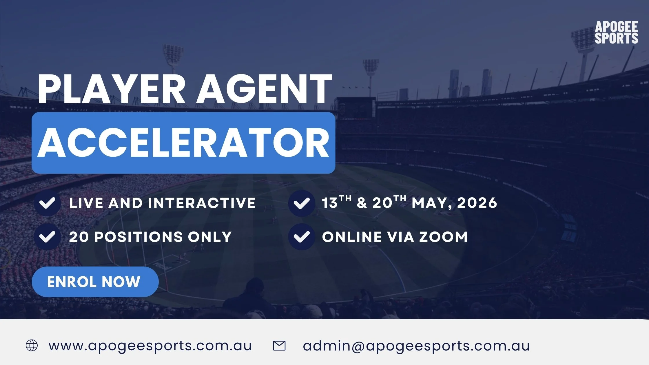 PLAYER AGENCY — APOGEE SPORTS
