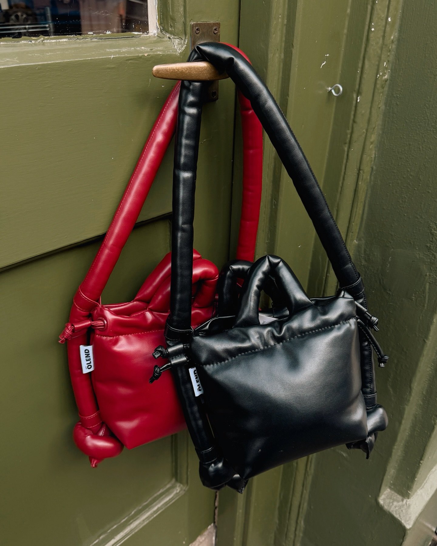 No Scumbags around here. Only great bags. @olend_backpacks have such a brill selection and we&rsquo;re lucky enough to have a few options in store! This pair are the perfect wee cross body with the beauty of adjustable straps! Come by and have a try&