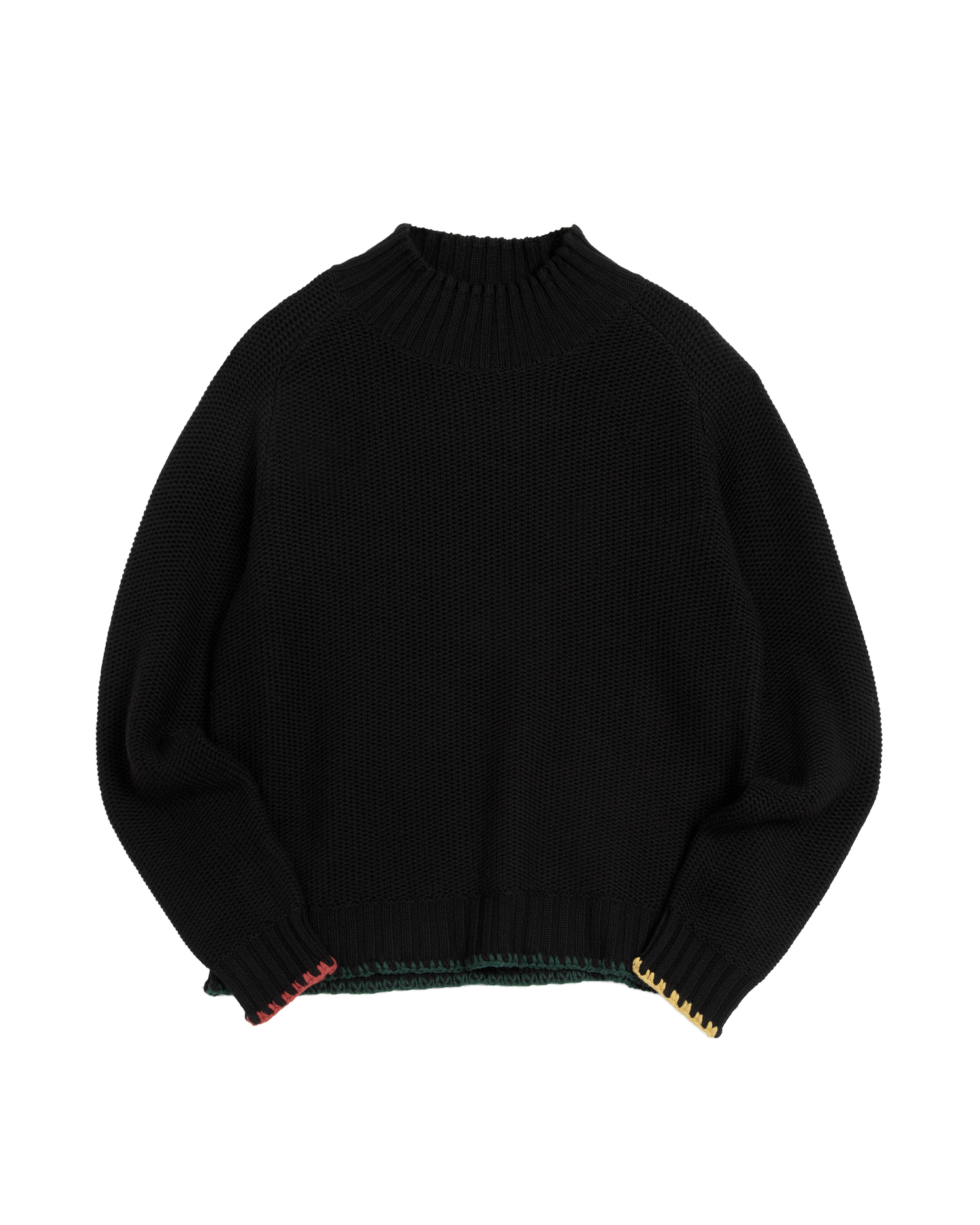 YMC | Yips Knit Jumper | Black – Unisex Minimalist Sweater — Dōr.