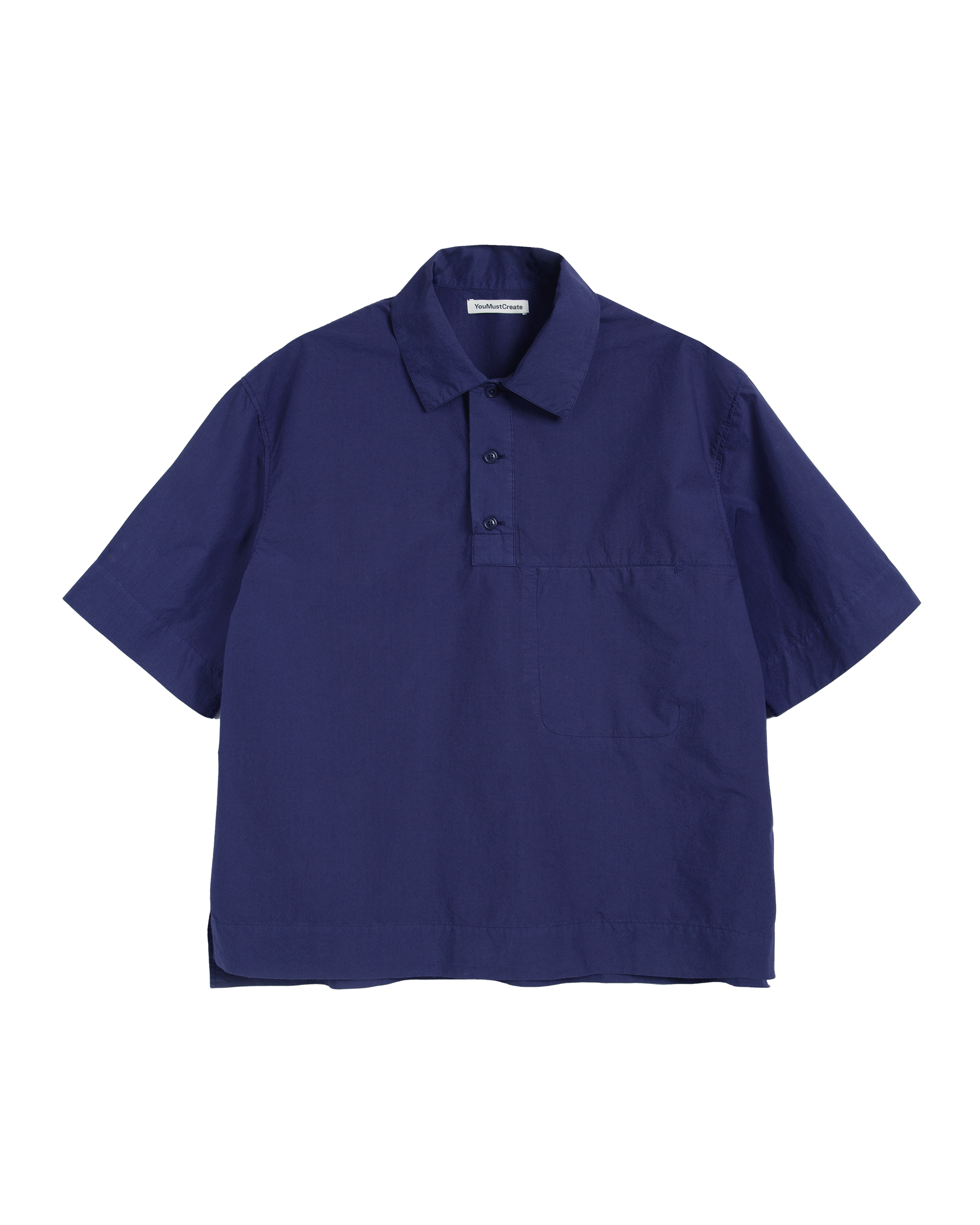 Shop the YMC TCR Polo Shirt in Blue. A unisex cotton polo with a relaxed fit, premium construction, and timeless design. Perfect for everyday wear.