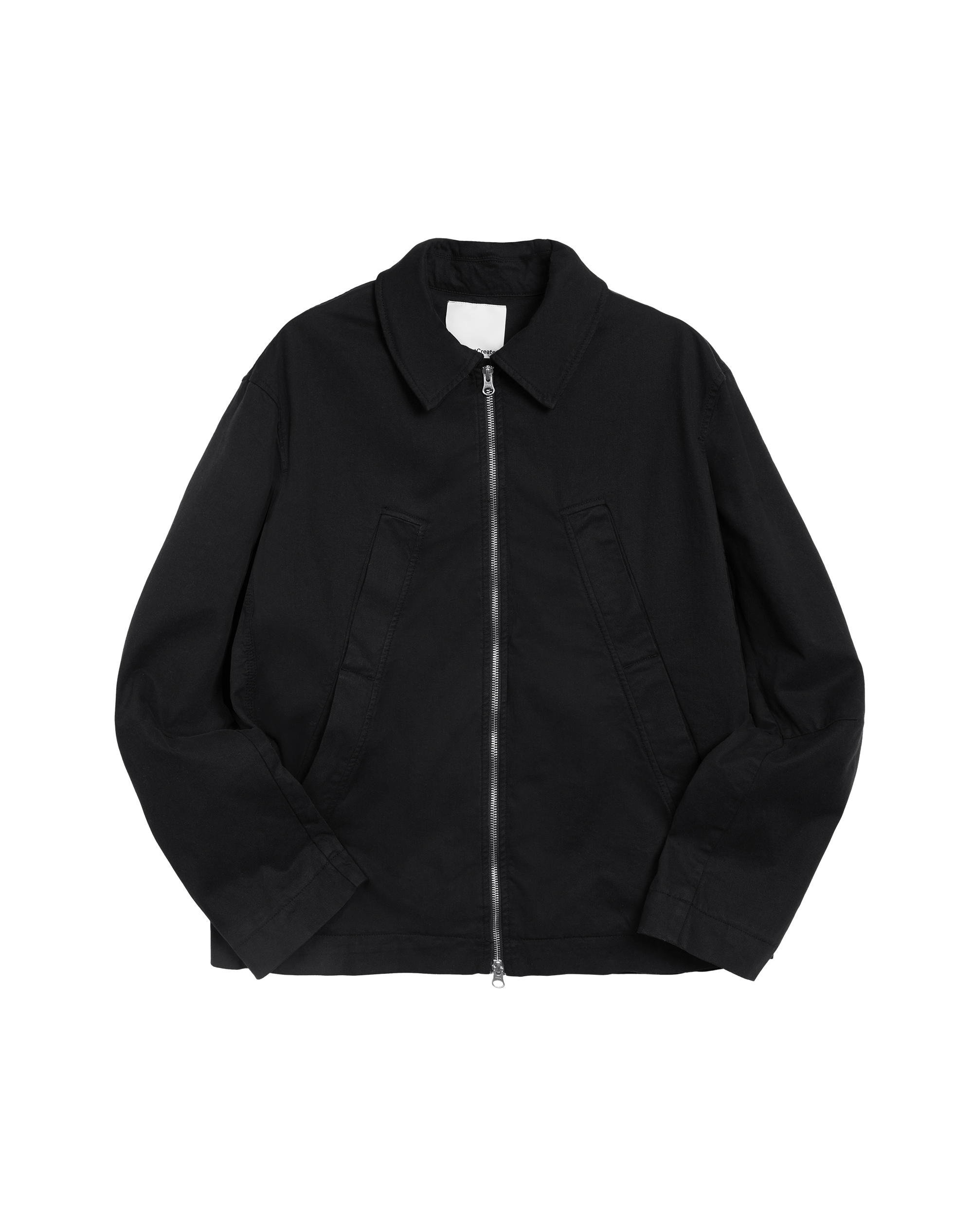 Shop the YMC Repetition Jacket in black. Crafted from a woven stretch cotton lyocell blend, this versatile men’s jacket offers relaxed tailoring, comfort and modern utility styling.