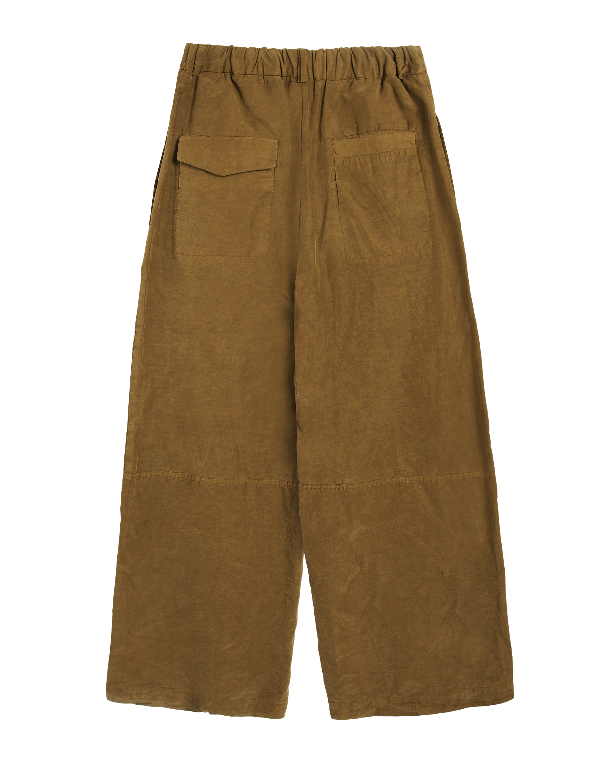 YMC unisex orange cotton trousers Back view