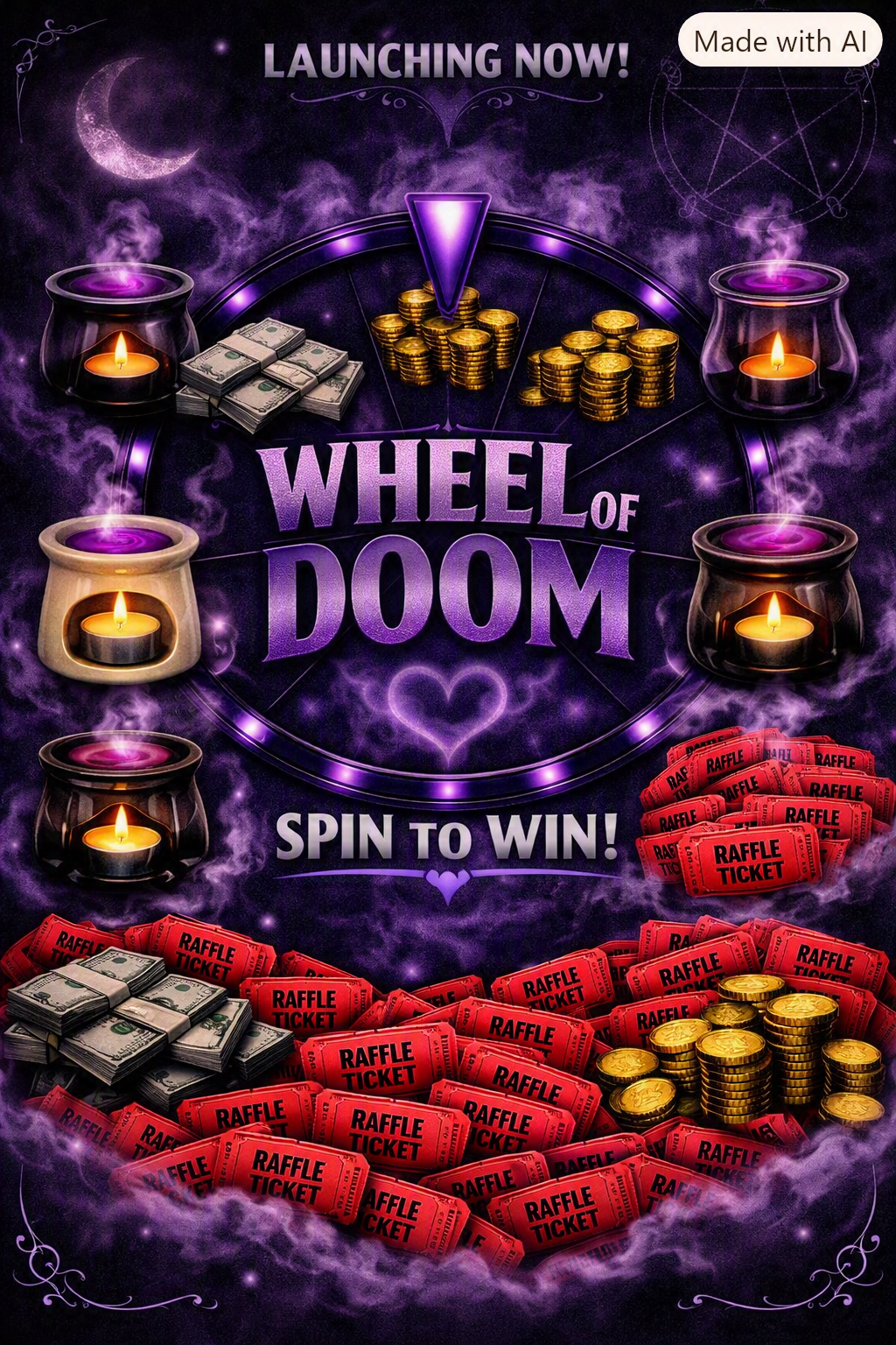 Wheel of Doom Spins ! Product Table With Extras