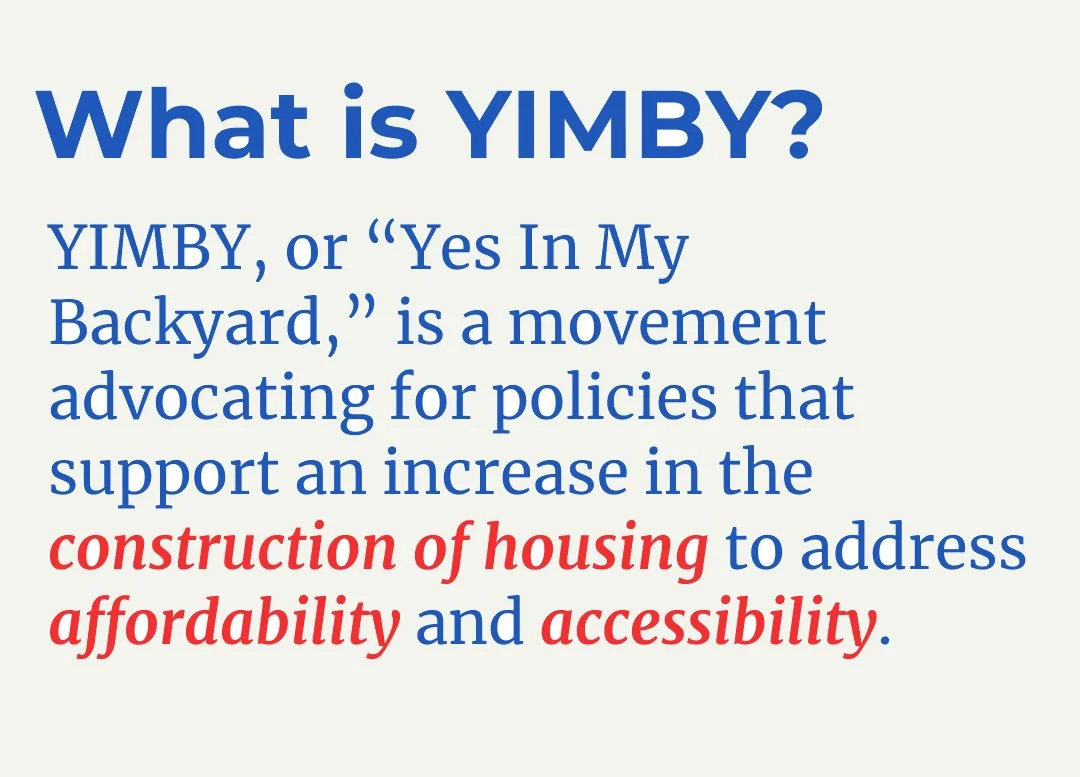 What is a YIMBY? — YIMBYs for Harris