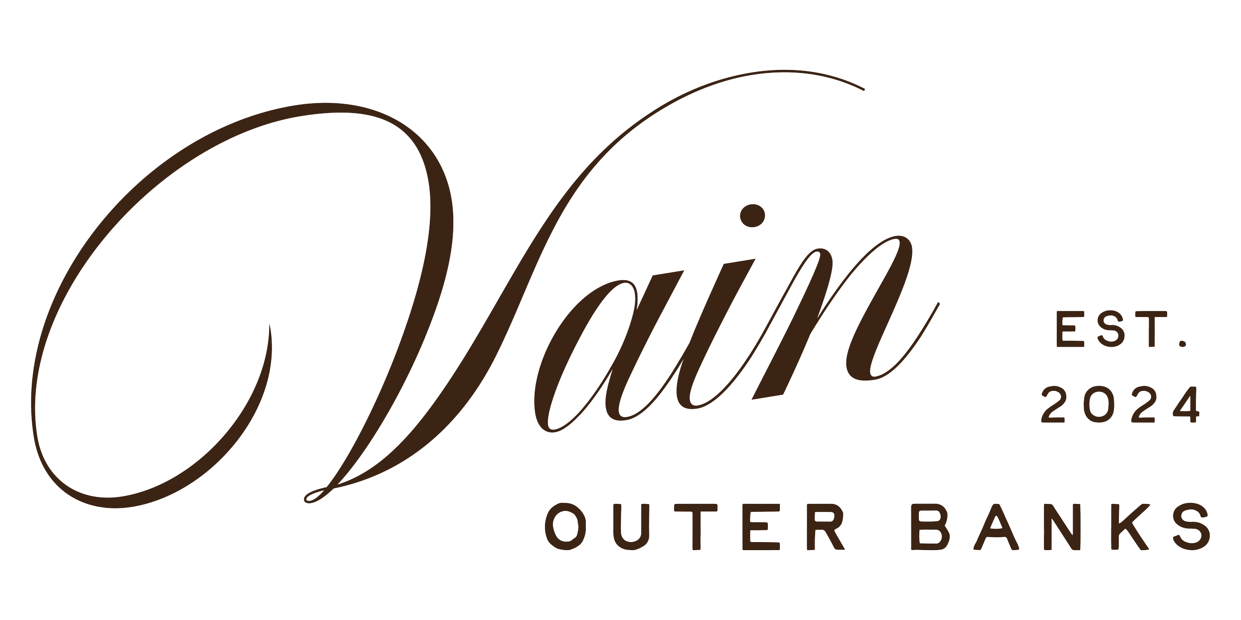 A logo reading "Vain Outer Banks, Est. 2024"