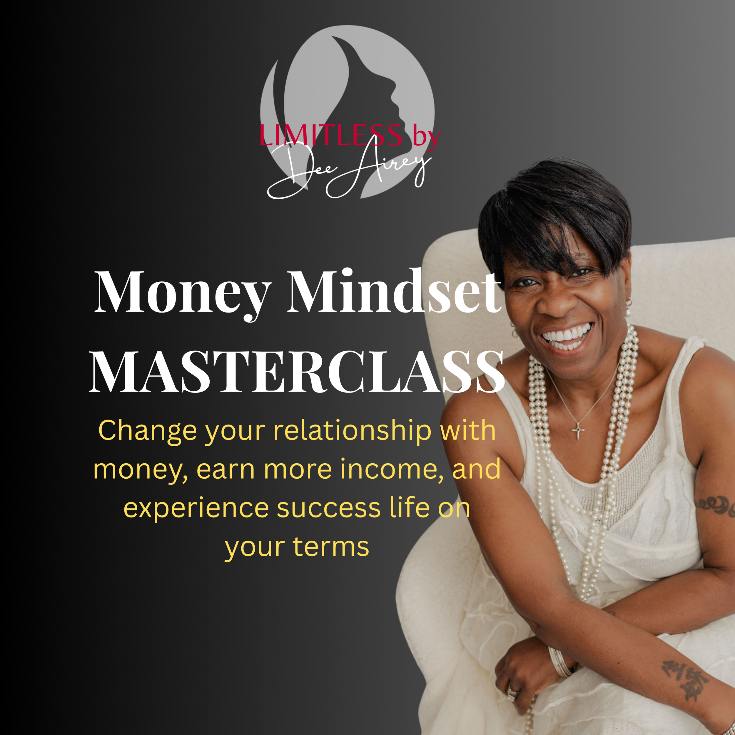 Your MONEY MINDSET impacts everything. This course helps. you change your relationship with money so that it's no longer a dirty word, and set goals for wealth to have success and life on your terms.