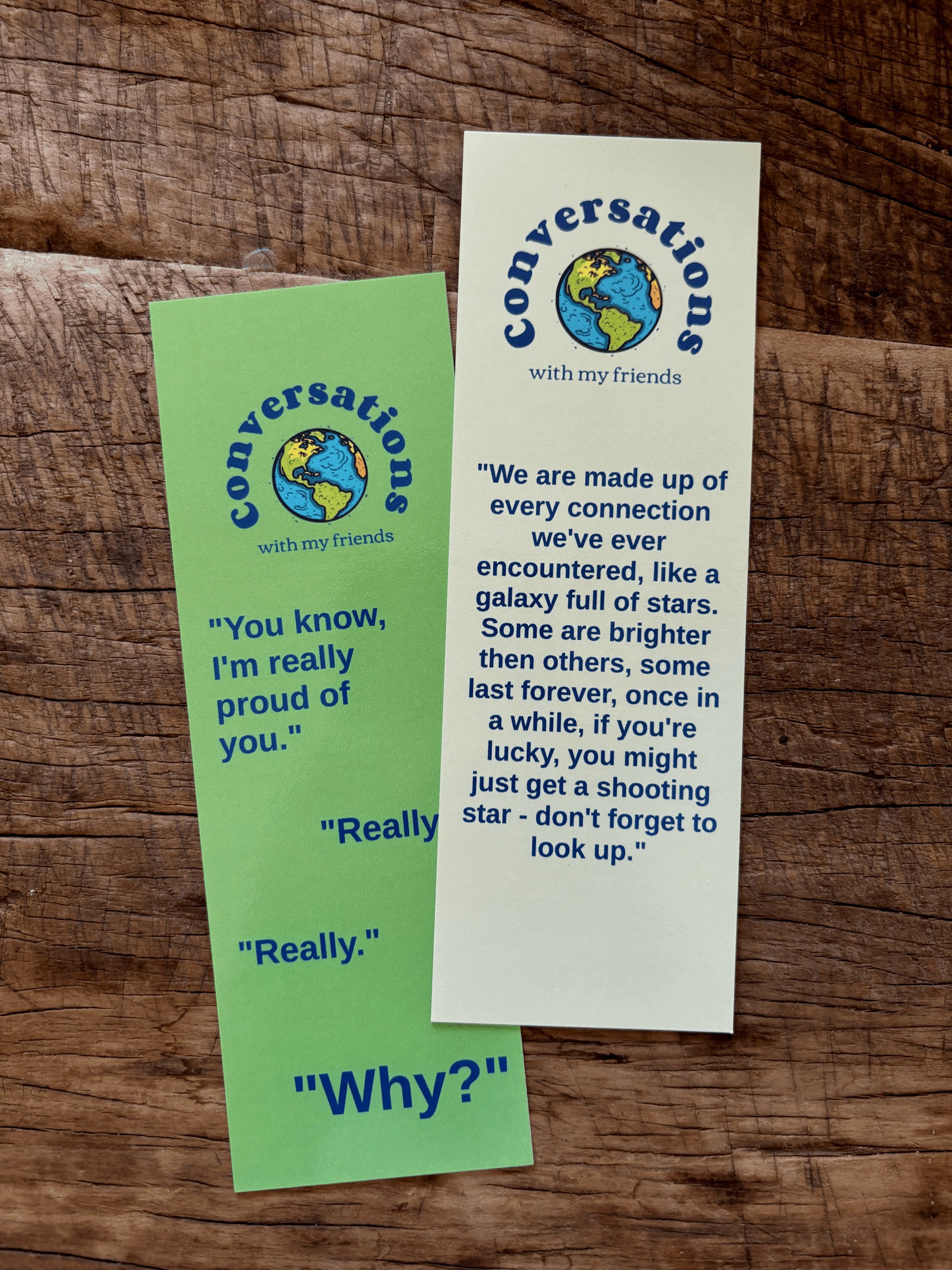 Conversations with my Friends - Bookmark