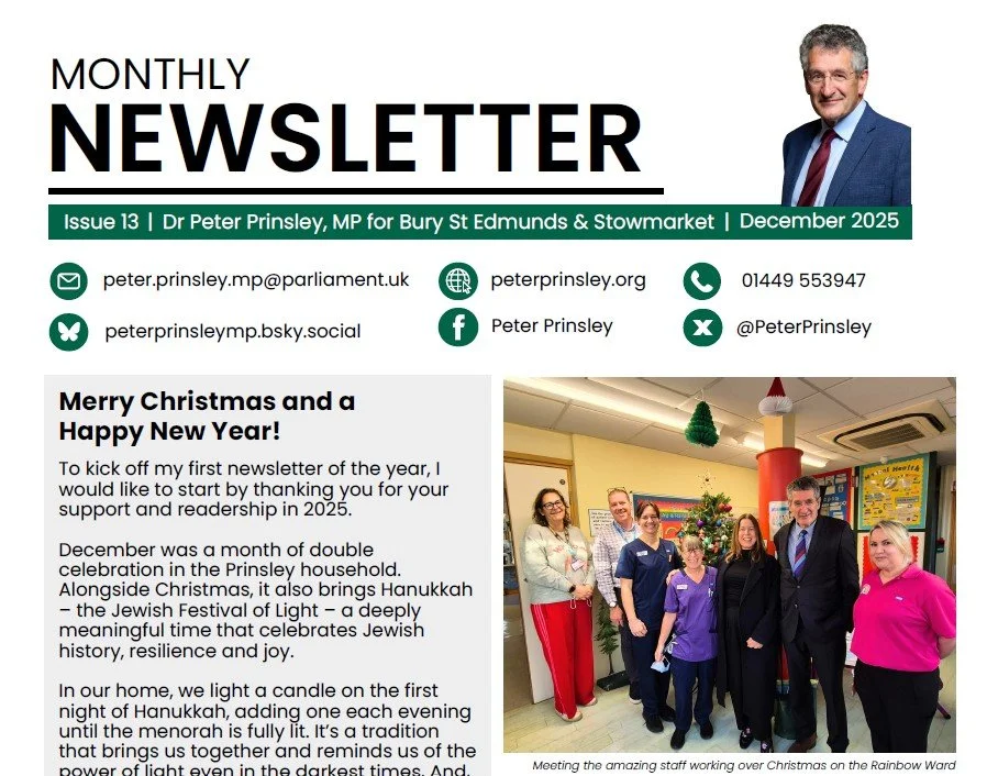 Latest Newsletter - Out Now!