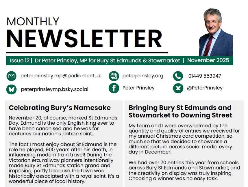 Latest Newsletter - Out Now!