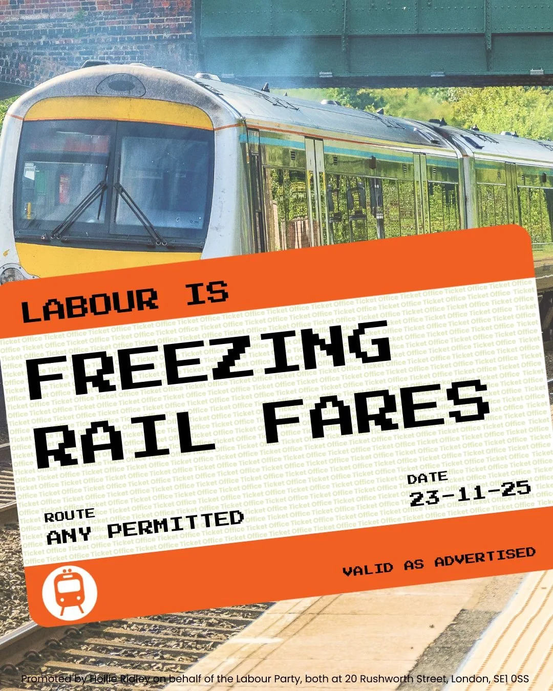 Rail Fares Frozen!