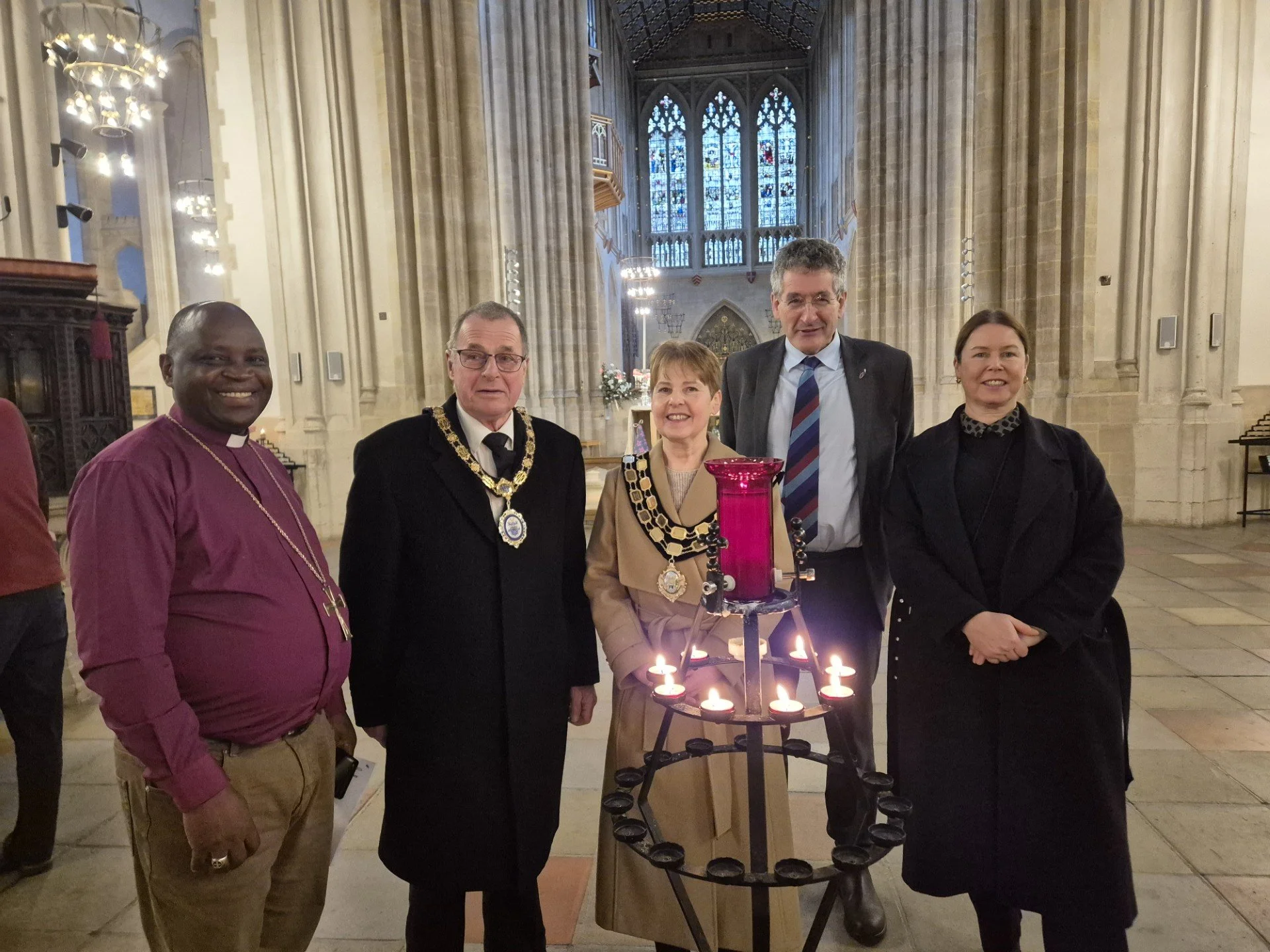 Holocaust Memorial Day service in St Edmundsbury Cathedral