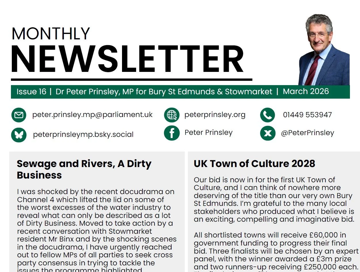 Latest Newsletter - Out Now!