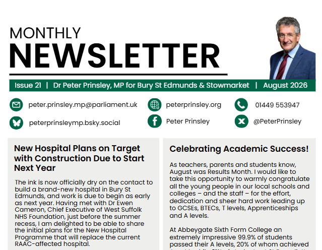 Latest Newsletter - Out Now!