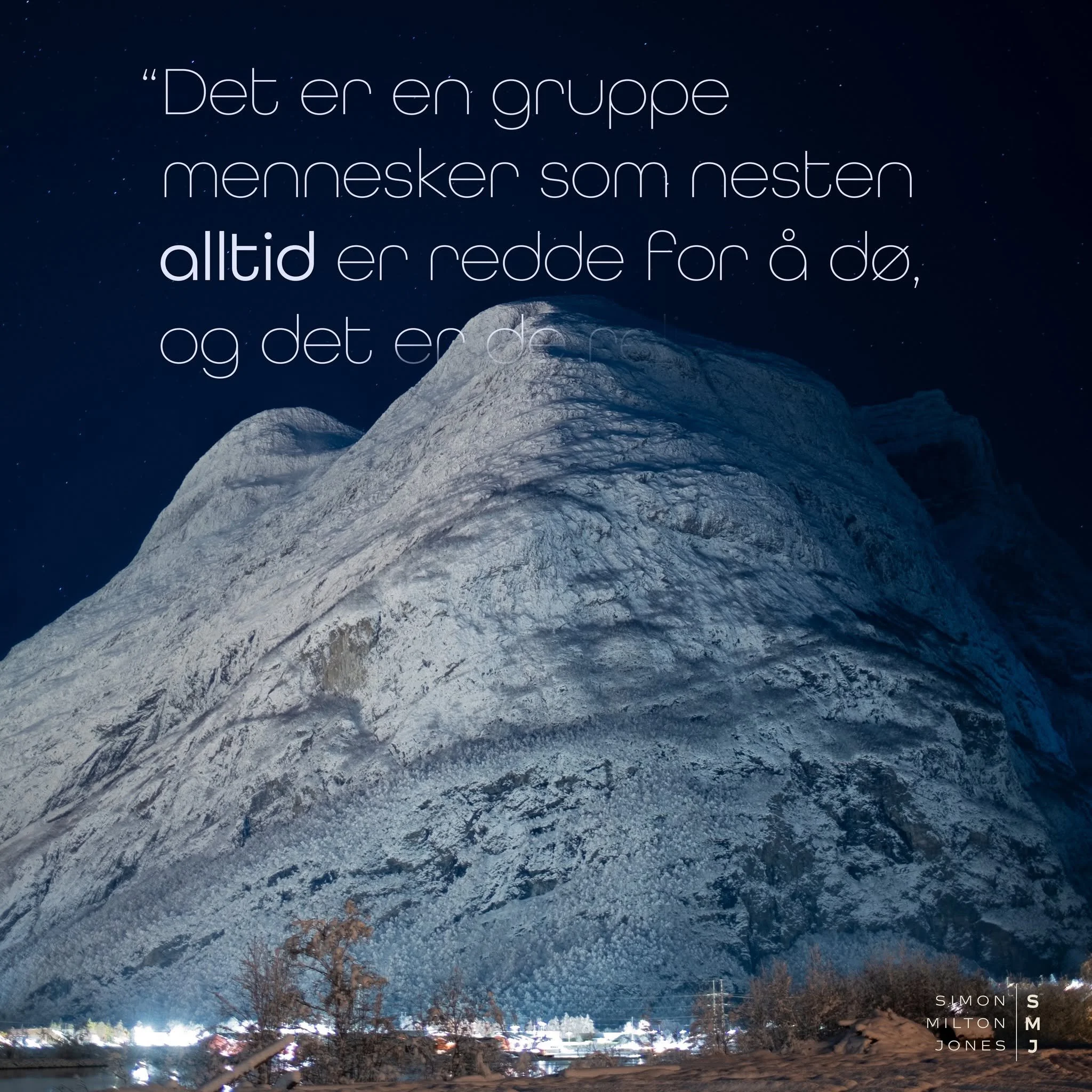 Davids første tanke da han så sitt eget bilvrak var: "For faen, for et rot." Puh