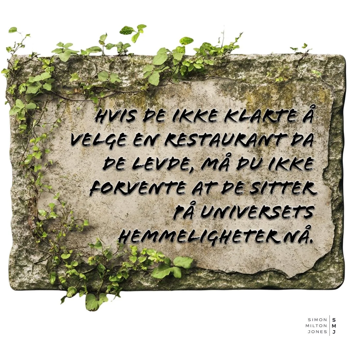 Bare fordi de er døde, betyr det ikke at de har rett, ikke sant?