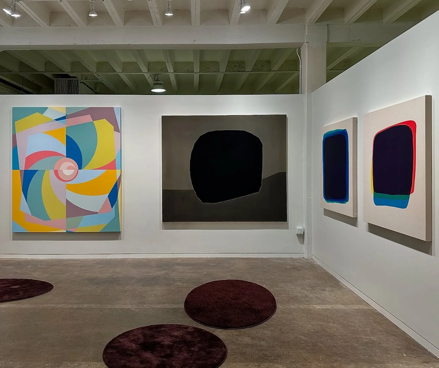 New works up at the McKinney space.