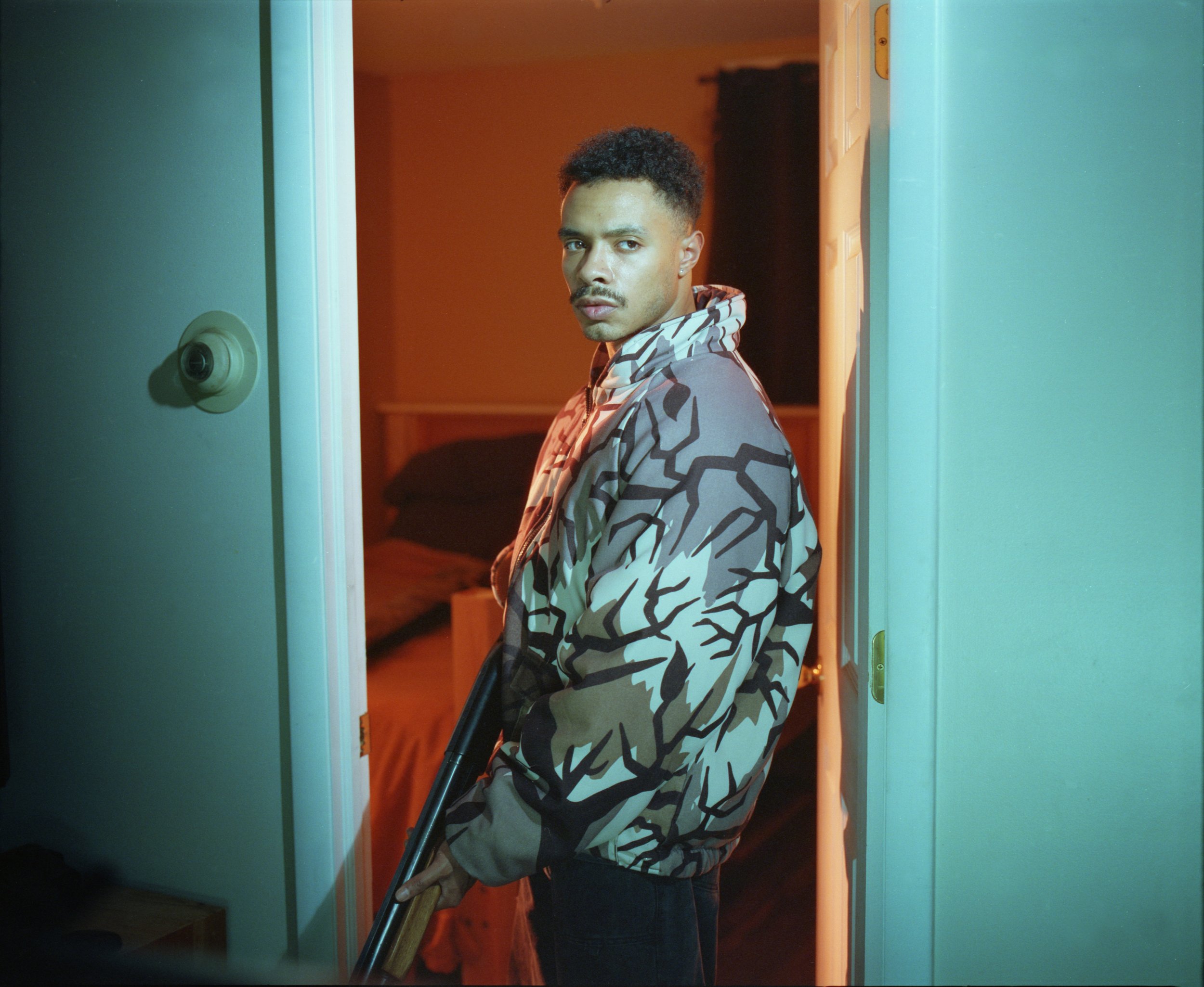 Neftali - "Daniel" album cover. Shot on 120 film. Buffalo, NY. 2025