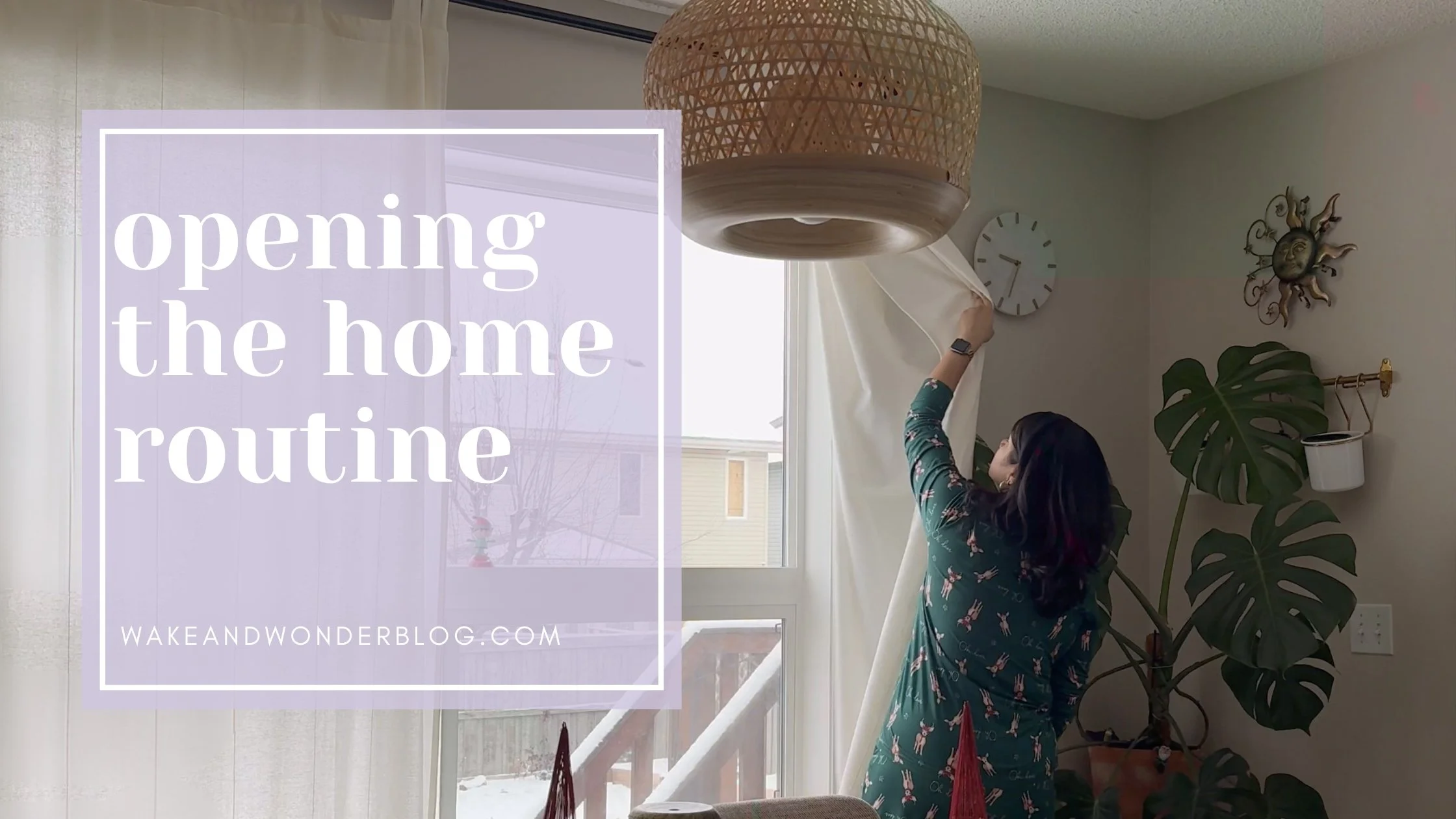 Opening the Home: A Grounding Morning Routine for Winter