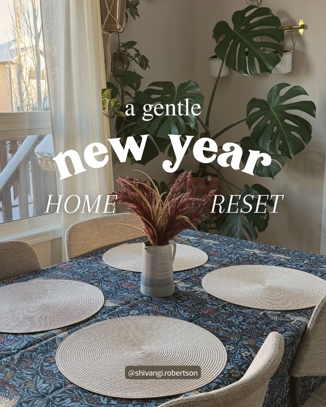 A gentle reset to welcome the new year 🤍

After the holidays, I always feel called to slow down and clear space. Not in a rushed, dramatic way, but with care and intention. Taking down Christmas decor, refreshing our shared spaces, decluttering the 