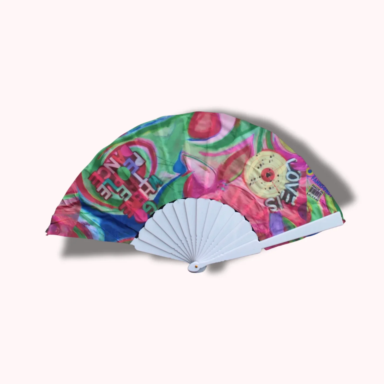 Love Is - 9" Mini Hand Fan