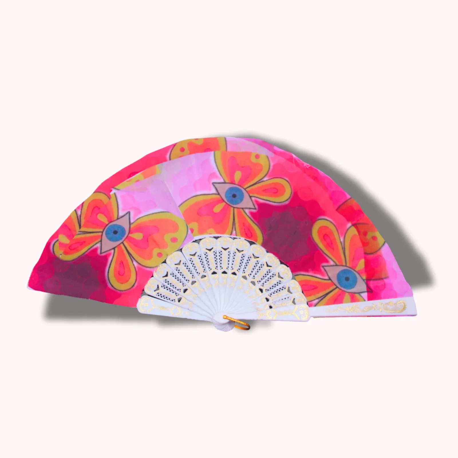 Butterfly Effect   - 9" Small Hand Fan