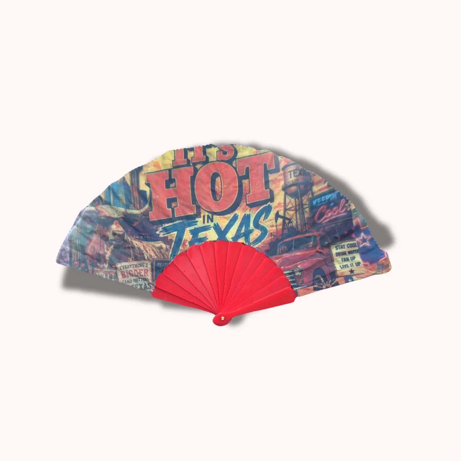 Hot In Texas - 9" Mini Hand Fan