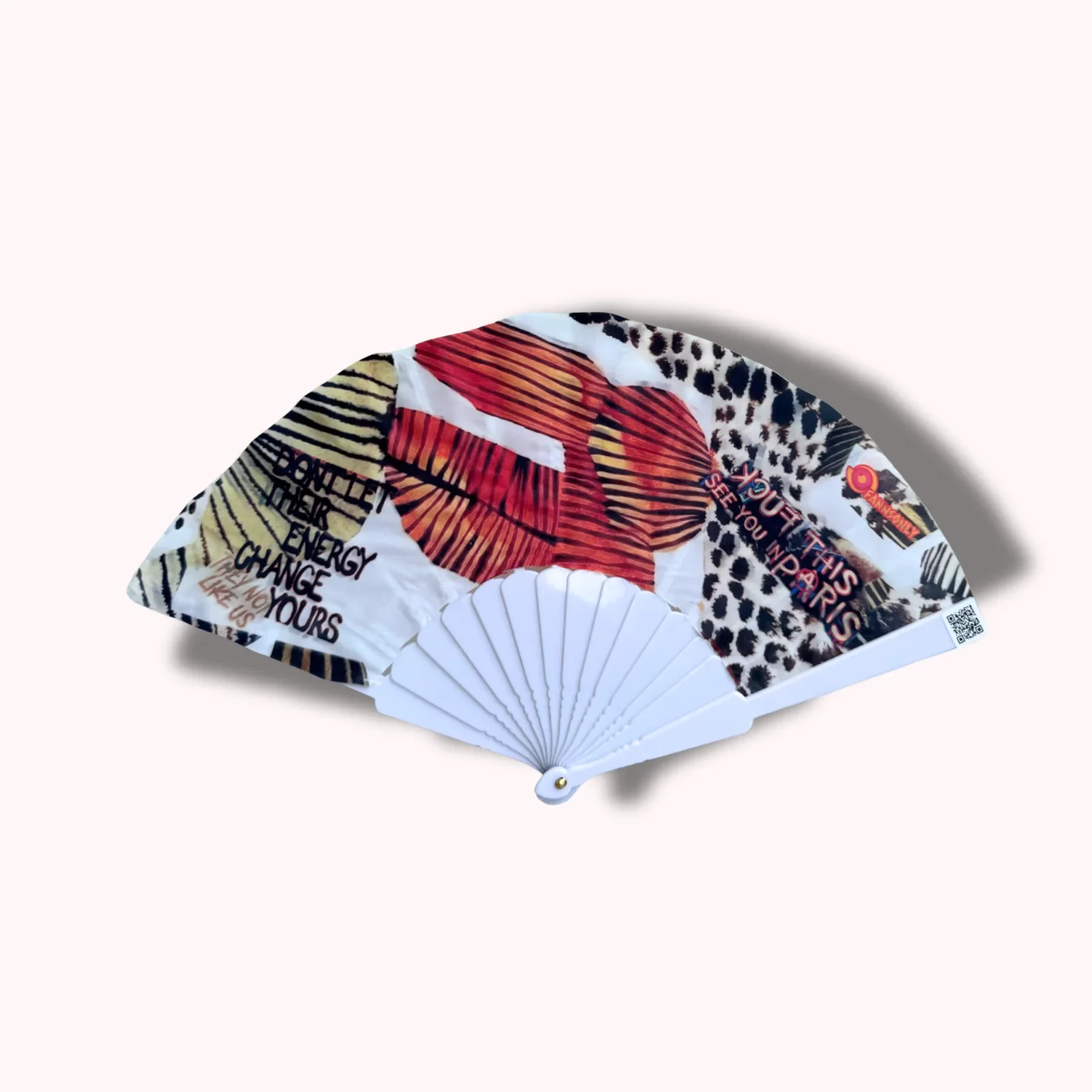 See You In Paris - 9" Mini Hand Fan