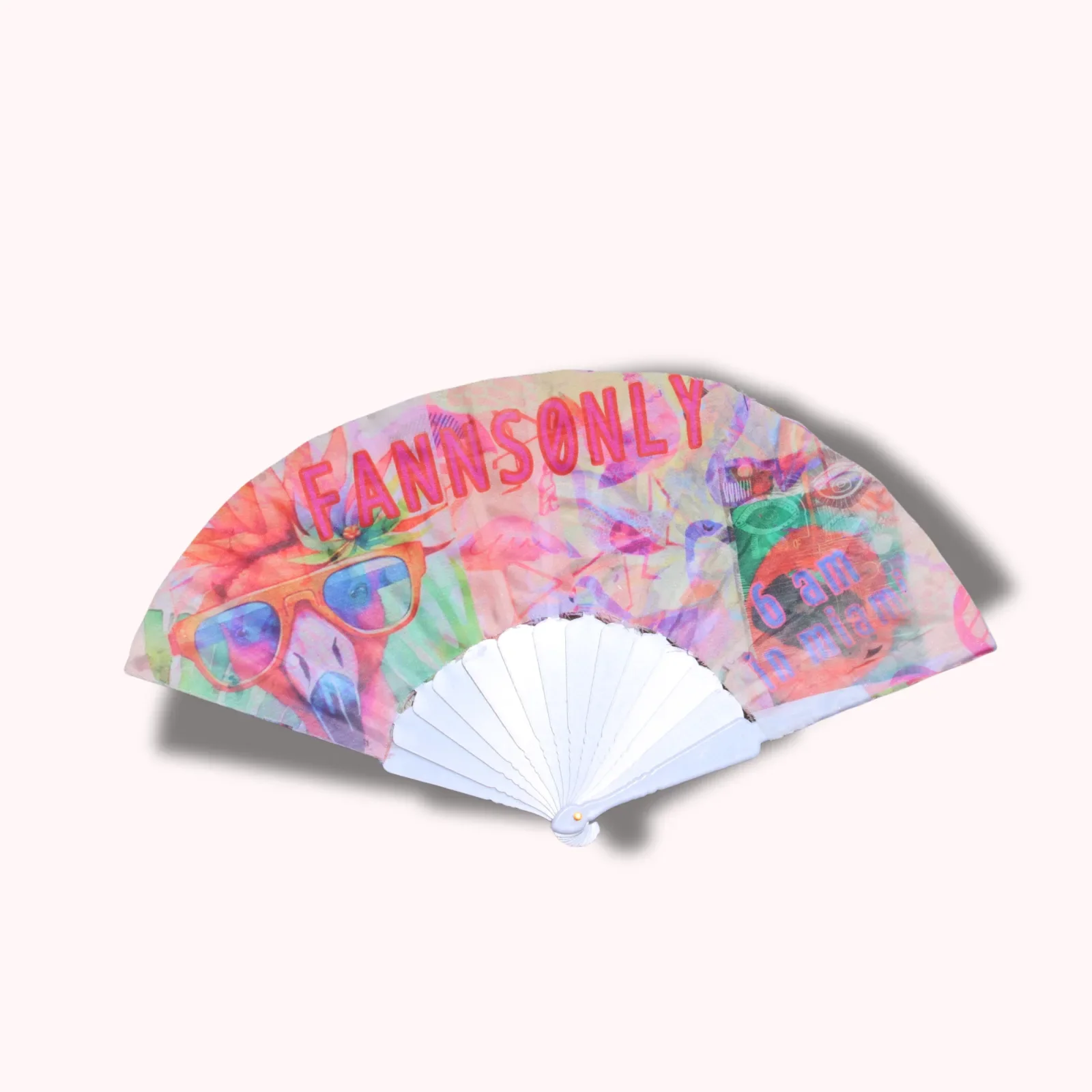 6AM In Miami - 9" Mini Hand Fan