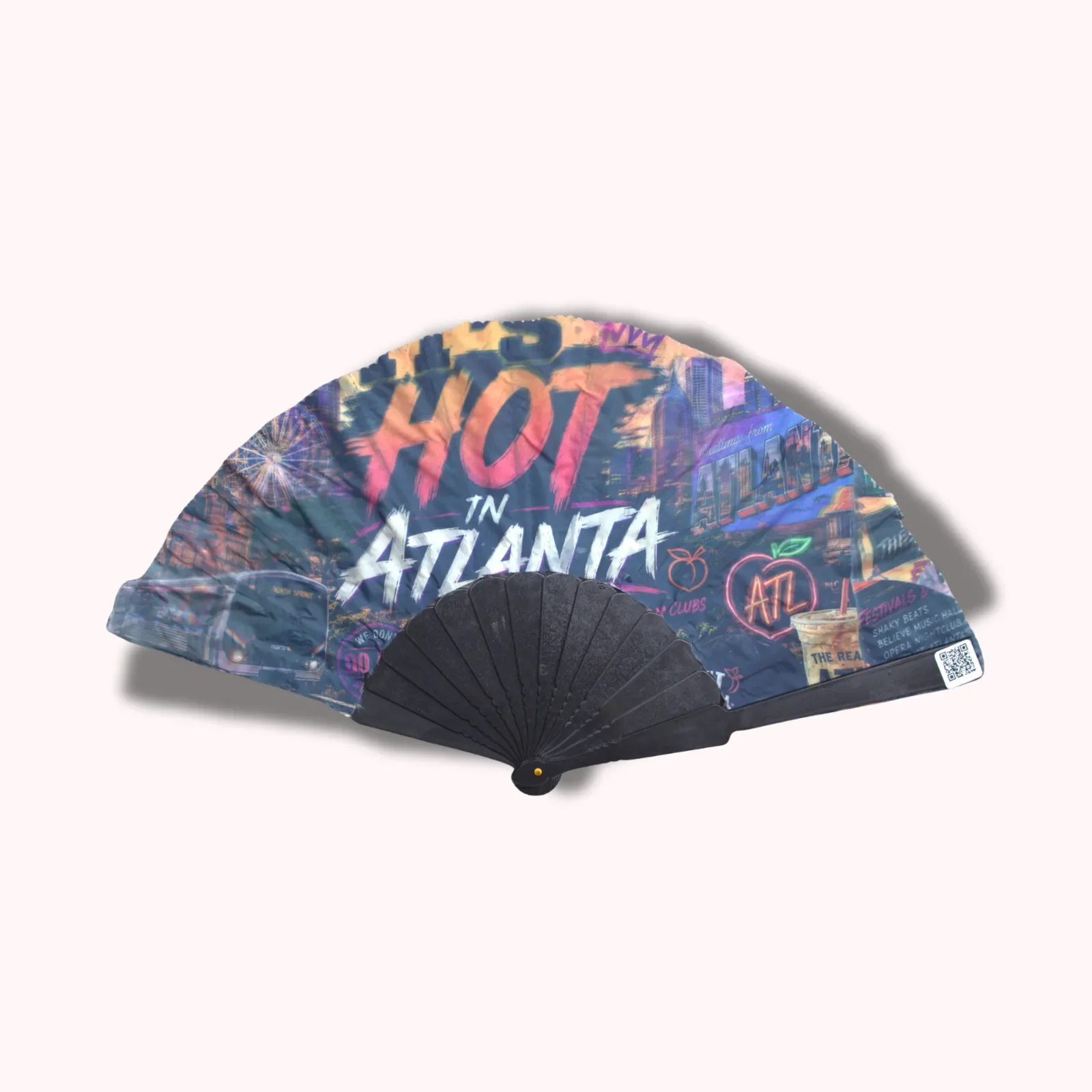 Hot In Atlanta - 9" Mini Hand Fan