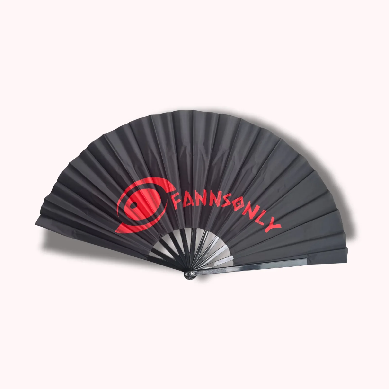 The Icon Black - 13" Classic Hand Fan